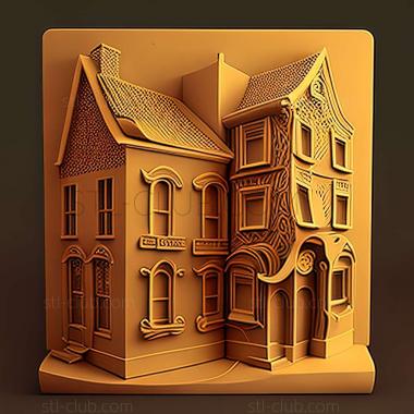 3D model houses (STL)